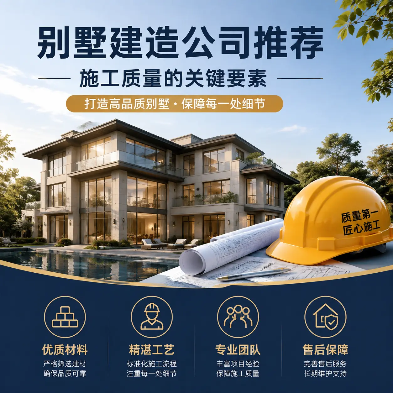 别墅建造公司推荐: 浙江 施工质量的关键要素