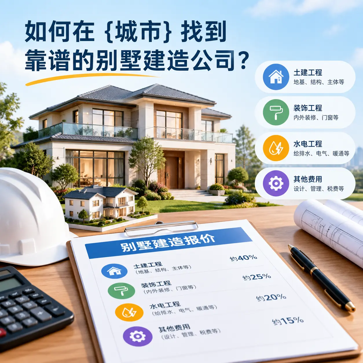 如何在 浙江 找到靠谱的别墅建造公司?