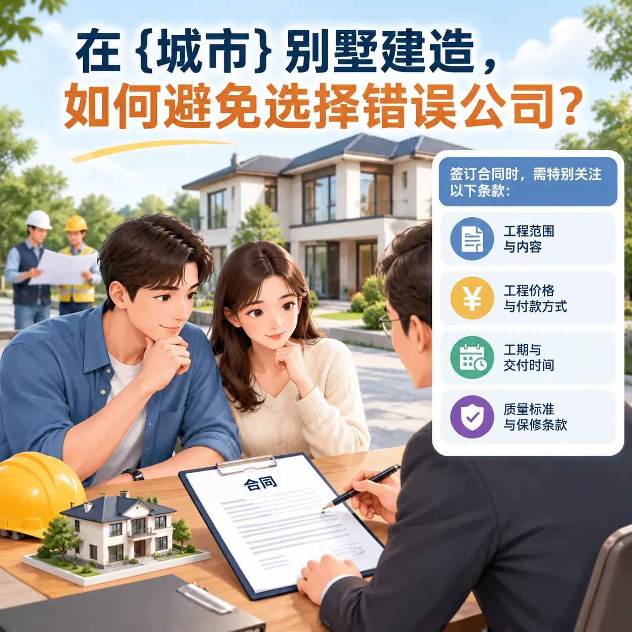 在 浙江 别墅建造,如何避免选择错误公司?