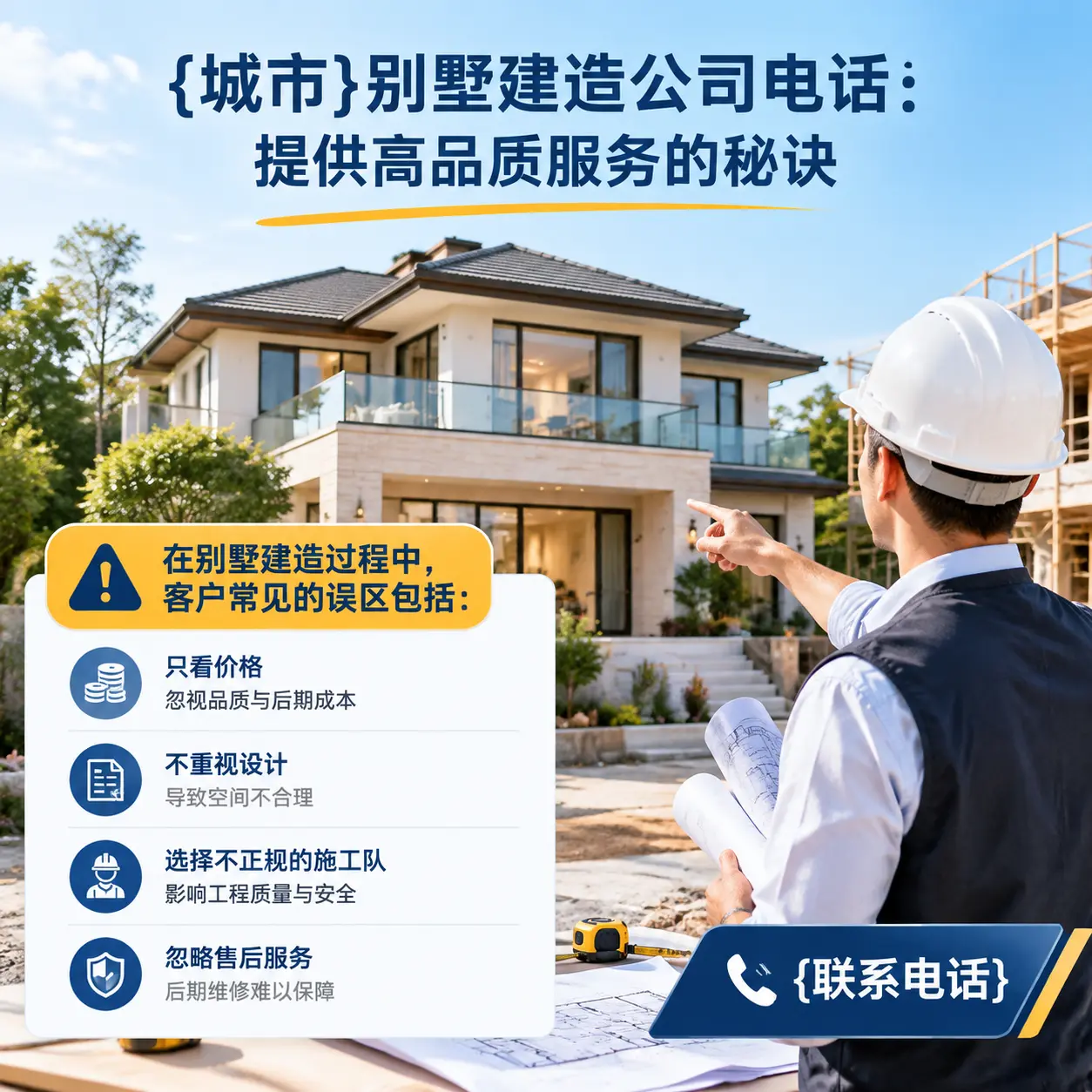 浙江别墅建造公司电话:提供高品质服务的秘诀
