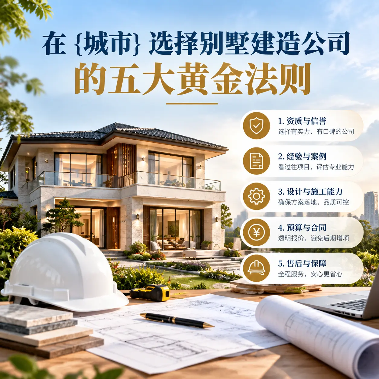 在 浙江 选择别墅建造公司的五大黄金法则
