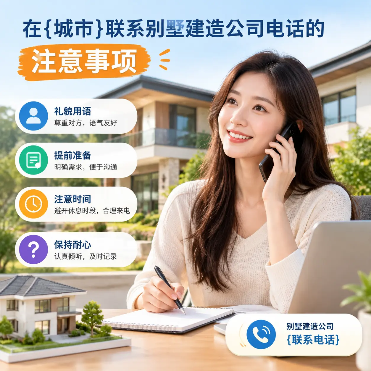 在浙江联系别墅建造公司电话的注意事项