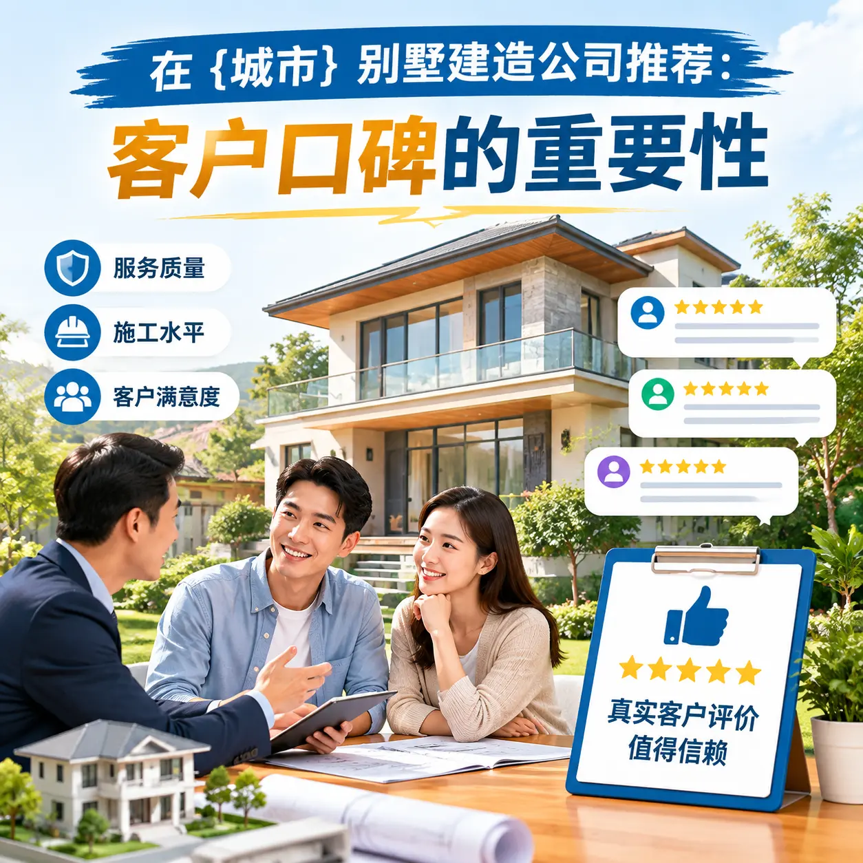在 浙江 别墅建造公司推荐：客户口碑的重要性