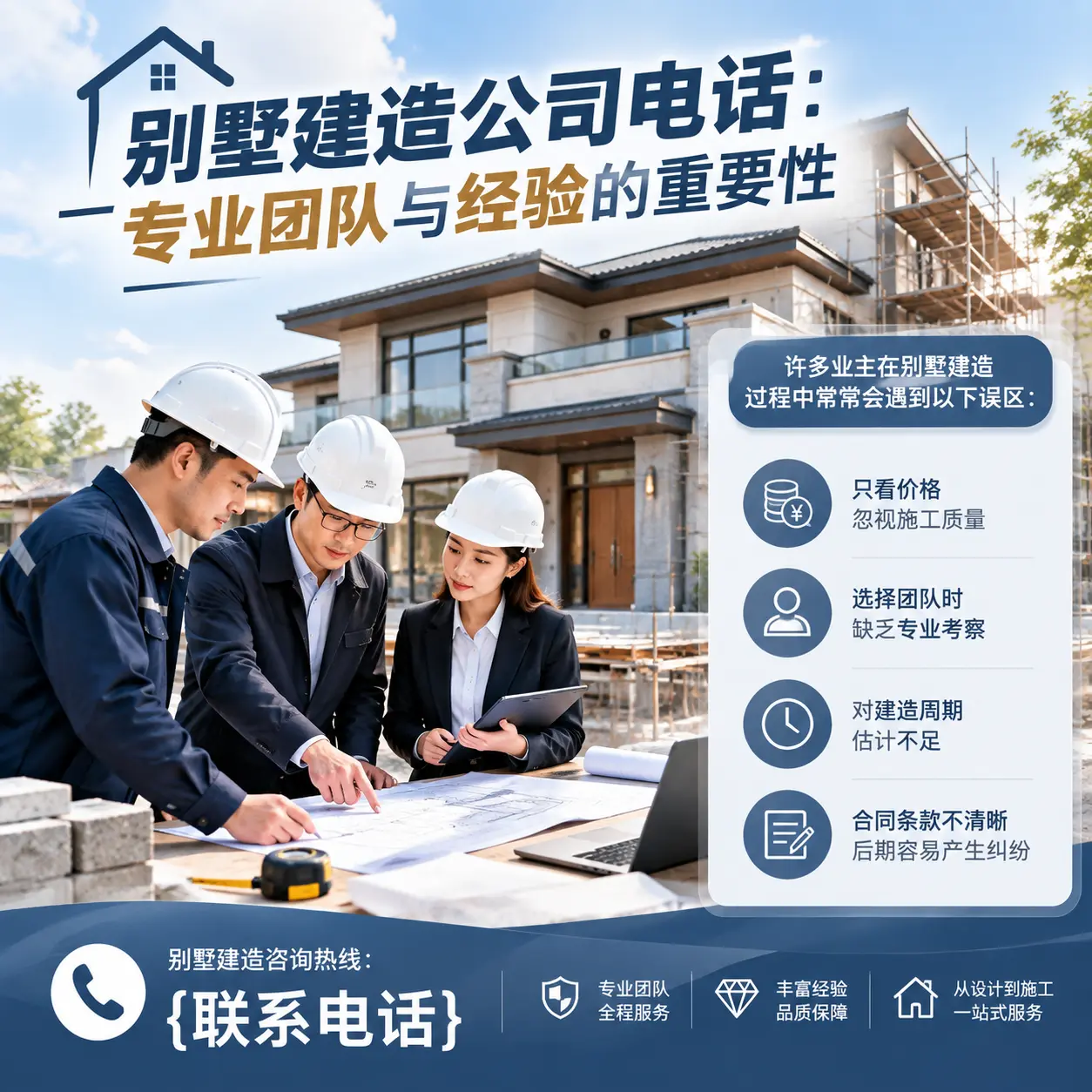 浙江别墅建造公司电话:专业团队与经验的重要性