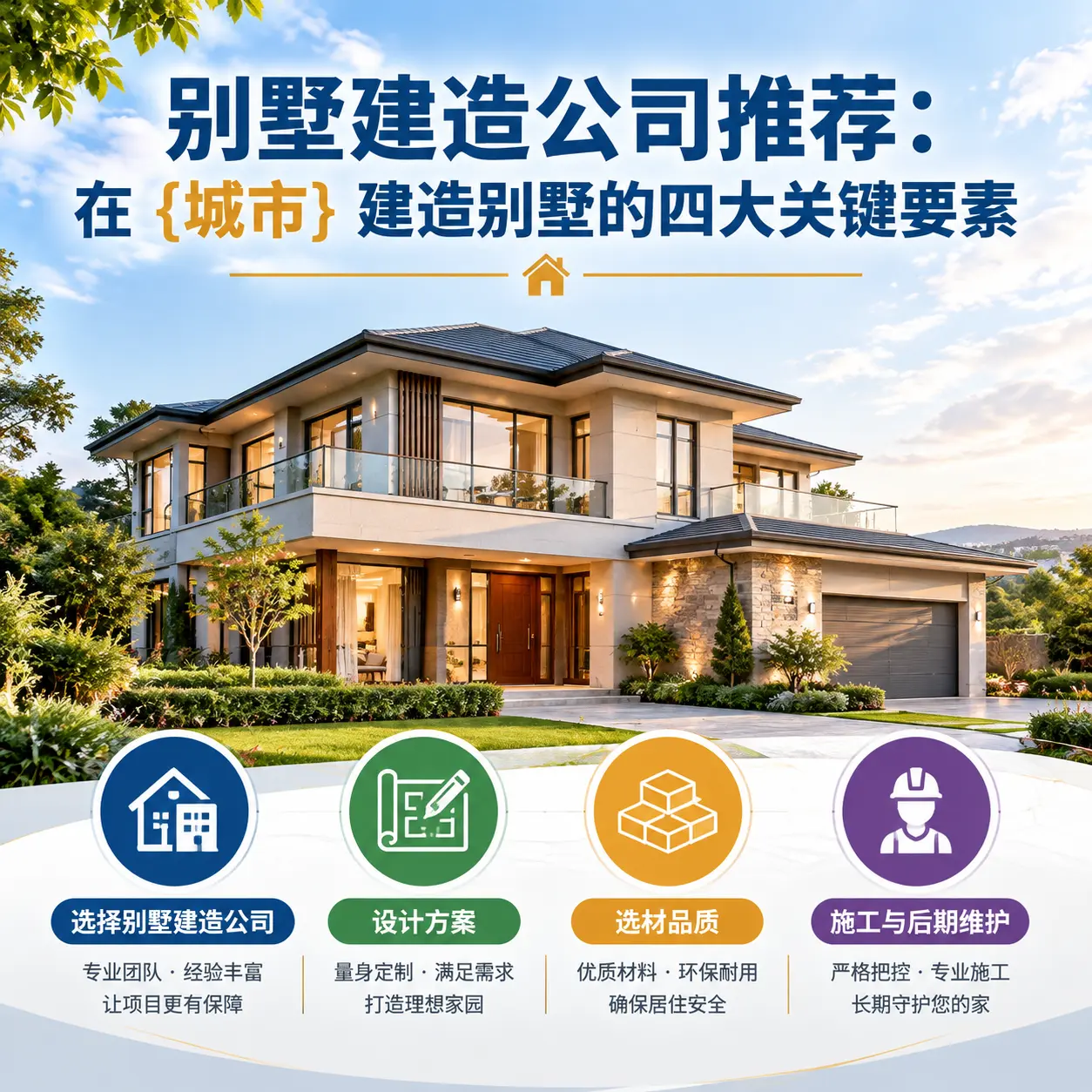 别墅建造公司推荐:在 浙江 建造别墅的四大关键要素