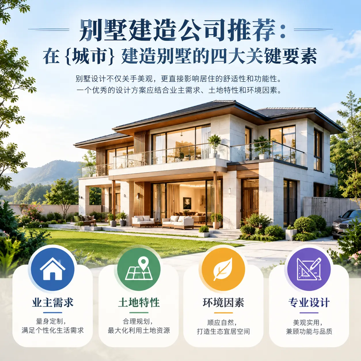 别墅建造公司推荐:在 浙江 建造别墅的四大关键要素