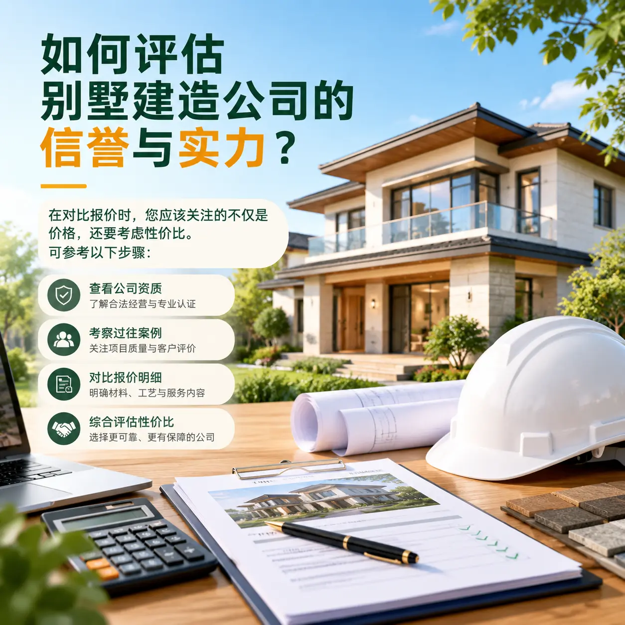 如何评估 浙江 别墅建造公司的信誉与实力?