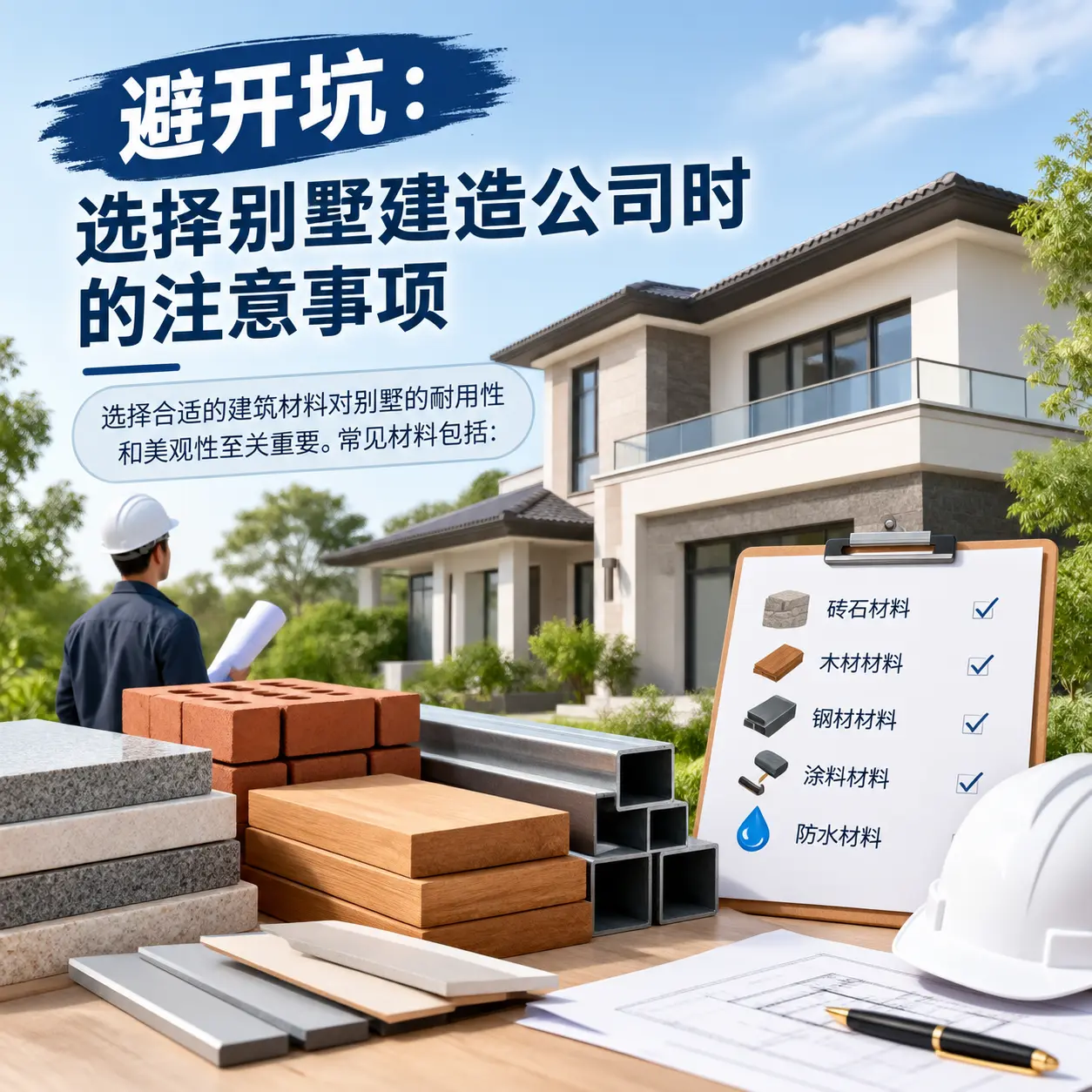 避开坑:选择 浙江 别墅建造公司时的注意事项