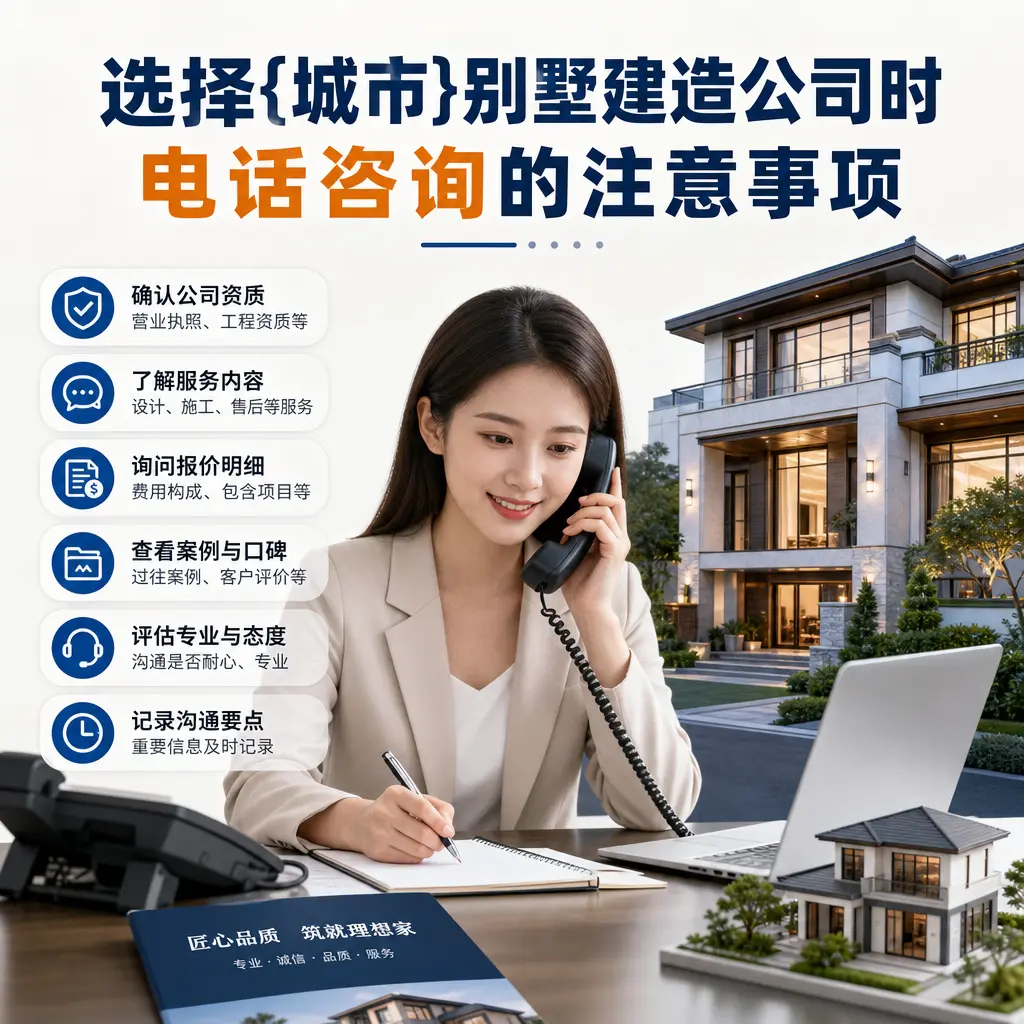 选择浙江别墅建造公司时,电话咨询的注意事项