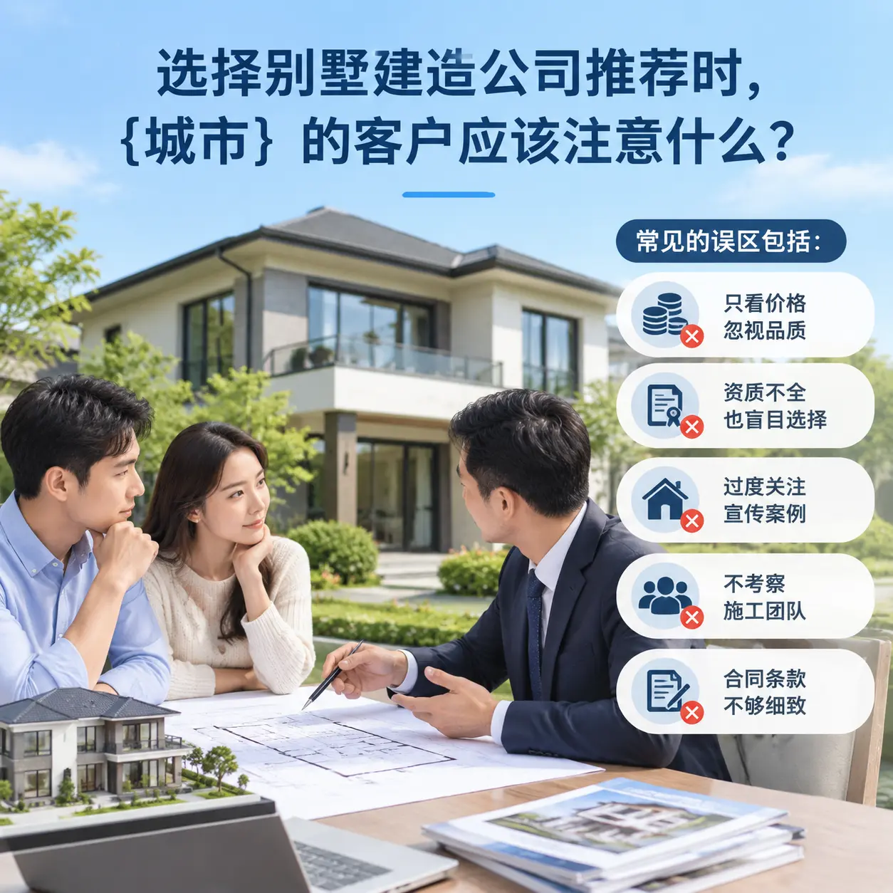 选择别墅建造公司推荐时，浙江 的客户应该注意什么？
