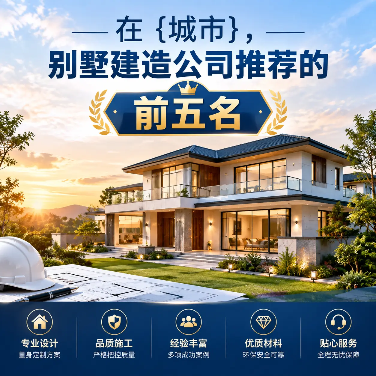 在 浙江，别墅建造公司推荐的前五名