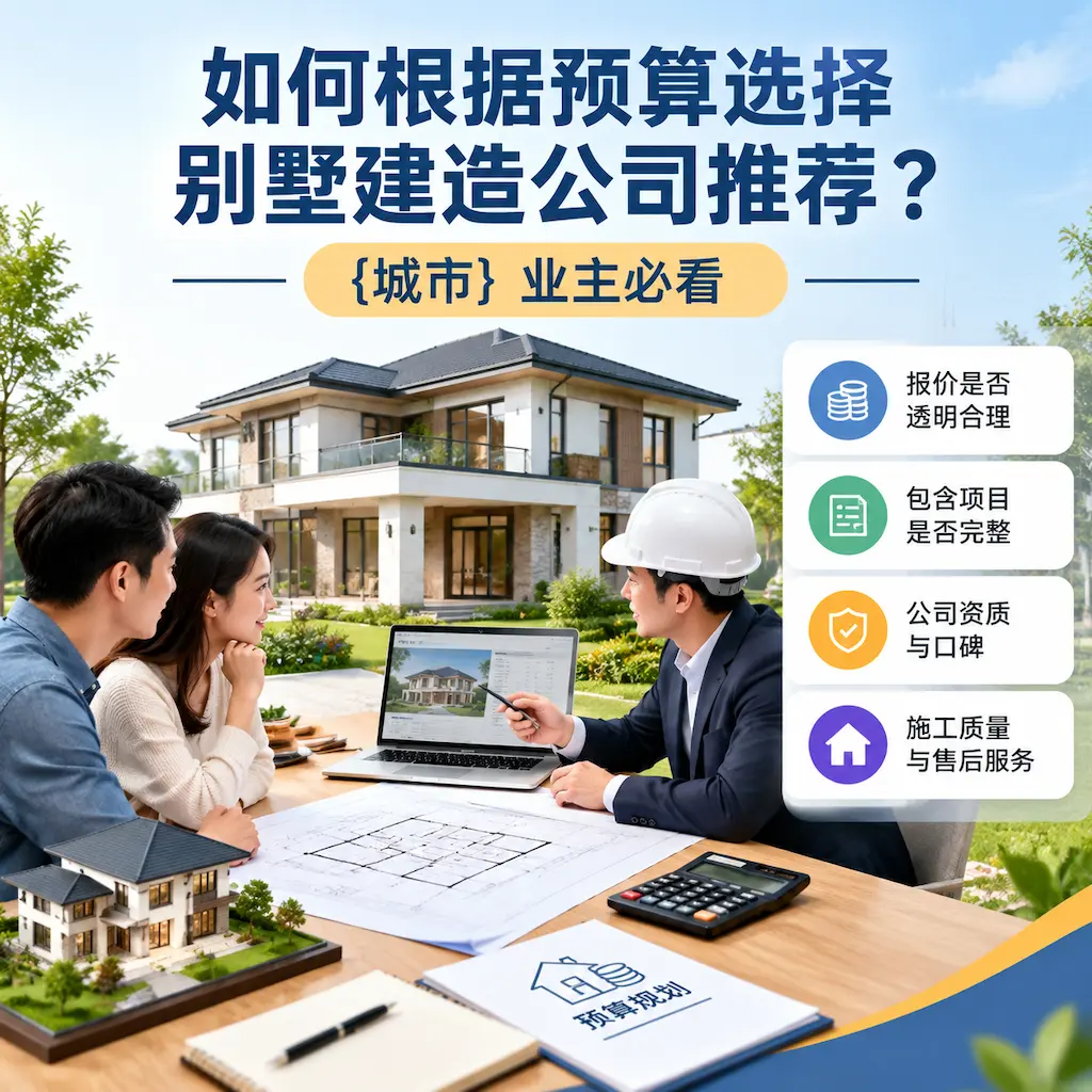 如何根据预算选择别墅建造公司推荐？ 浙江 业主必看