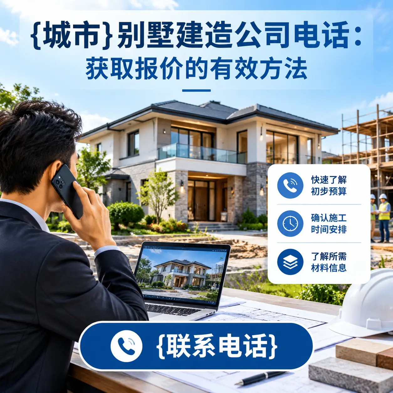 浙江别墅建造公司电话:获取报价的有效方法