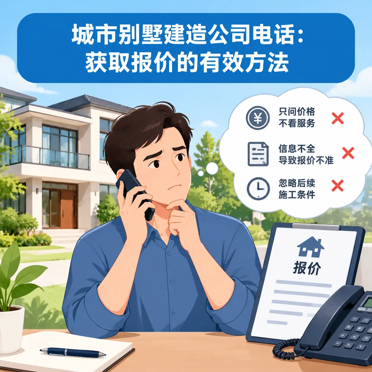 浙江别墅建造公司电话:获取报价的有效方法