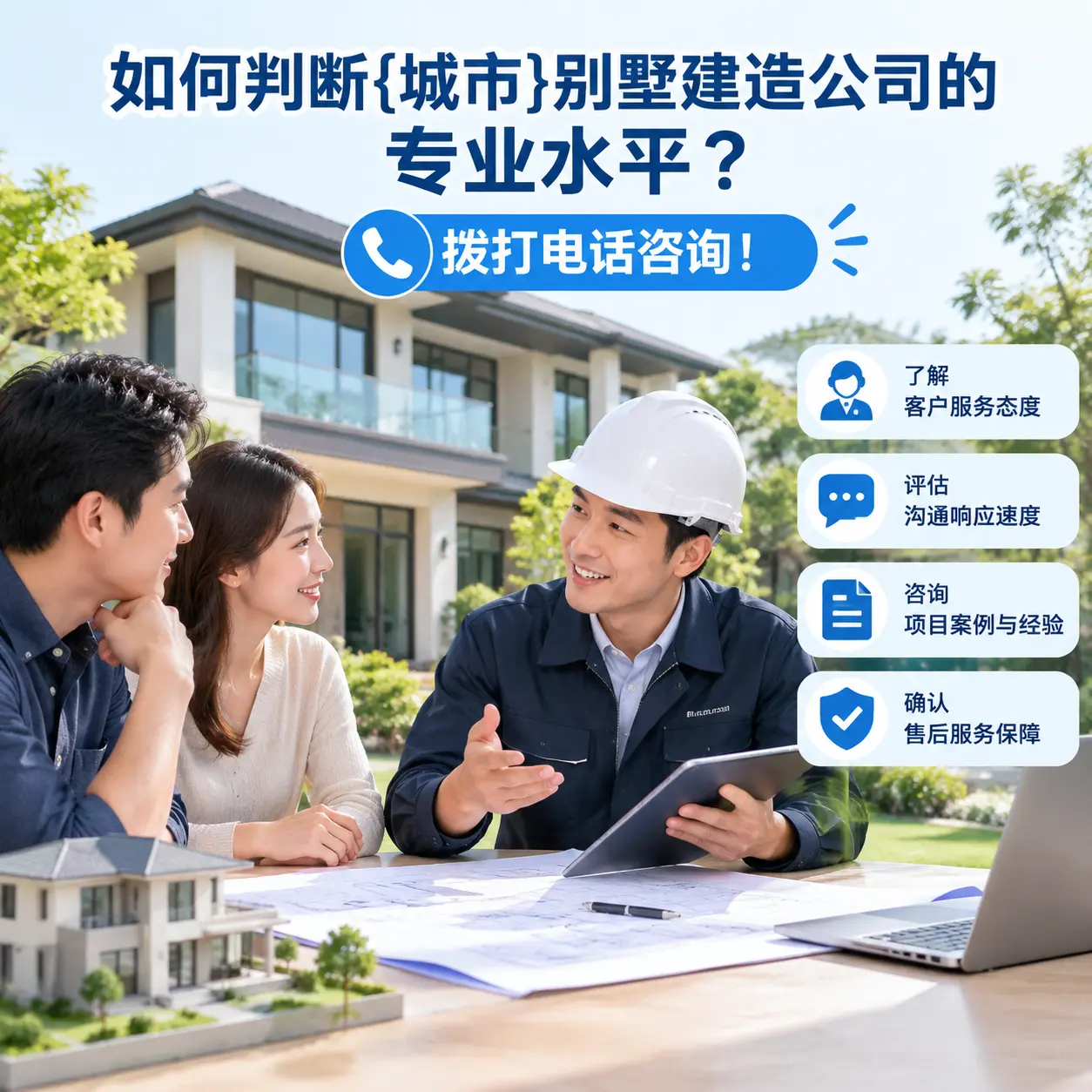 如何判断浙江别墅建造公司的专业水平?拨打电话咨询!